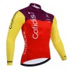 Wielershirt 2025 Cofidis Lange Mouw Rood